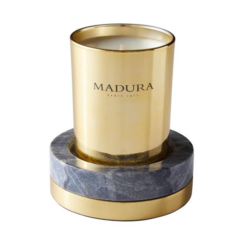 Castiçal em aço inoxidável - MADURA - em mármore