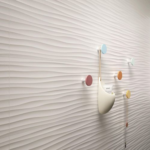 Placas de revestimento em grés porcelanato - ESSENZIALE - MARAZZI - fosca / brilhante / 3D