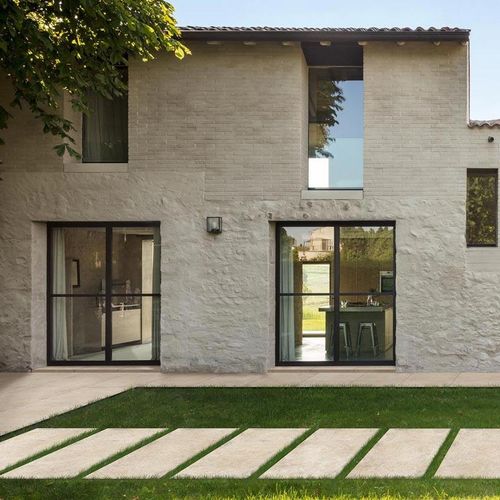 Placas de revestimento em grés porcelanato - MYSTONE LIMESTONE20 - MARAZZI - fosca / com acabamento natural / para ambiente externo