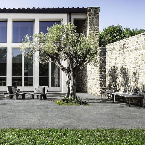 Placas de revestimento em grés porcelanato - MYSTONE QUARZITE20 - MARAZZI - fosca / com acabamento natural / para ambiente externo