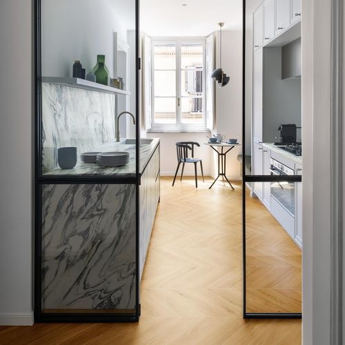 Placas de revestimento em grés porcelanato - OLTRE - MARAZZI - fosca / polida / com acabamento natural