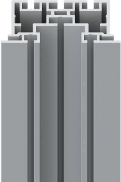 Perfil em alumínio - WP 810 - OCTANORM - com seção simétrica / para engradamento / montante/travessa