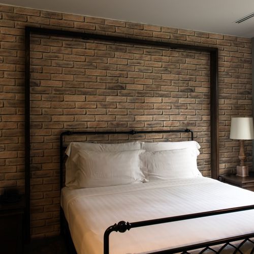 Tijolo aparente em concreto - MASTERBRICK KHAKI - Mathios SA - para área externa / para ambiente interno / antigo