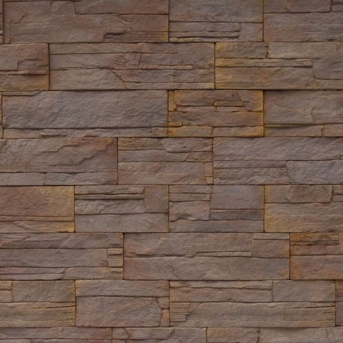 Revestimento de parede em concreto - CLASSIC : SIERRA RUSTY - Mathios SA - para área externa / para ambiente interno / texturizado