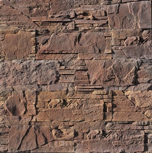 Revestimento de parede em concreto - CLASSIC : HIGHLAND BLEND RUSTY  - Mathios SA - para área externa / para ambiente interno / texturizado