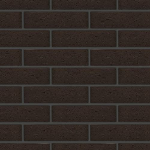 Tijolo aparente decorativo - KERABRICK BLACK - Mathios SA - em concreto / para área externa / para ambiente interno