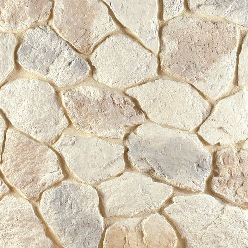 Revestimento de parede em concreto - CLASSIC : FIELDSTONE CREAM - Mathios SA - para área externa / para ambiente interno / liso
