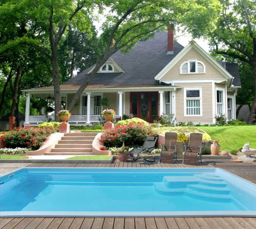 Piscina pré-fabricada - ATLANTIS 650 - Aquacomet Kft. - para ambiente externo / enterrada / em cerâmica
