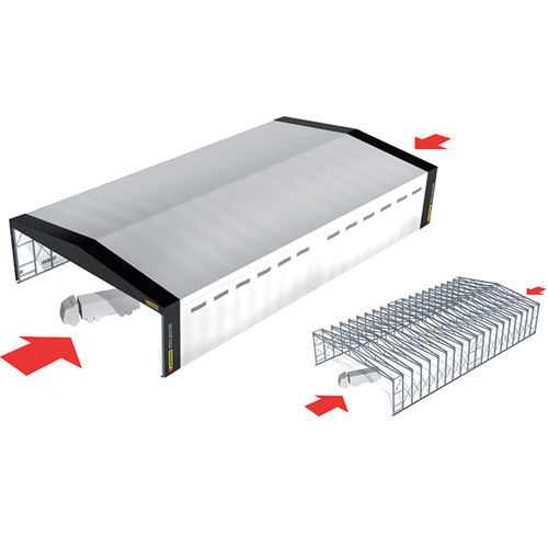 Hangar pré-fabricado - FABRIC STORAGE - KOPRON - em aço galvanizado / industrial