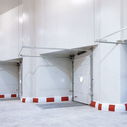 Porta industrial seccionada - STANDARD LINTEL - KOPRON - metálica / automática / com isolamento térmico