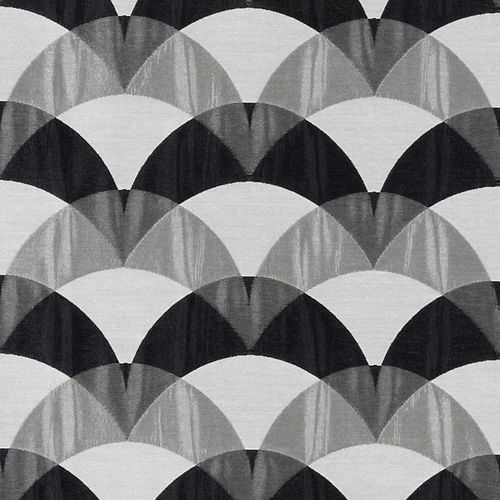 Tecido para estofados - Paramount : GREY/BLACK - DURALEE DESIGNER - estampado / em viscose