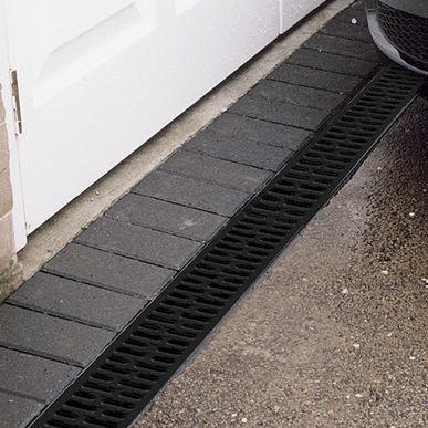 Calha de escoamento com grelha - HexDrain Garage Pack - ACO Building Drainage - em polipropileno / grelha metálica / de piso