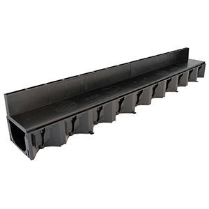 Calha de escoamento com grelha - HexDrain Brickslot - ACO Building Drainage - com fenda lateral / em polipropileno / grelha metálica
