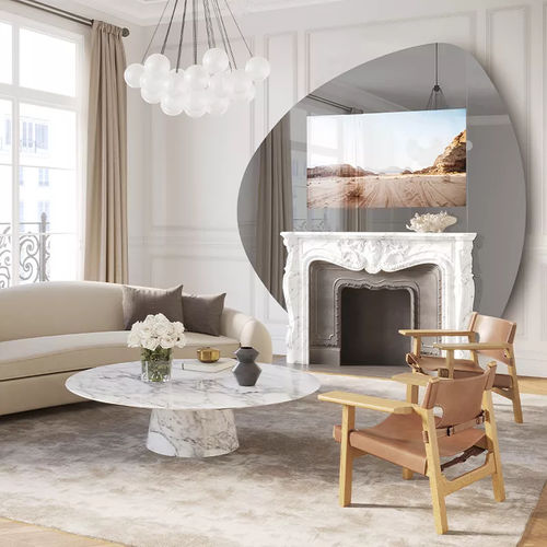 TV espelho de parede - DOME - HYMAGE - contemporânea / cor personalizável / para sala