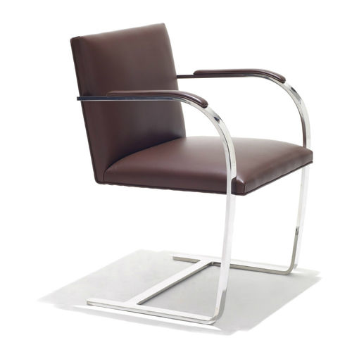 Cadeira contemporânea - Brno  - Knoll international - para ambiente interno / em tecido / em couro