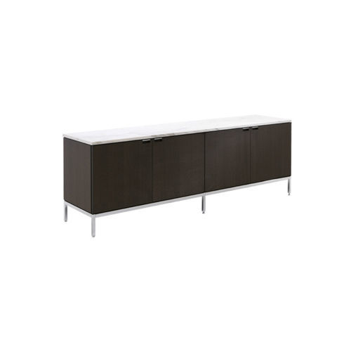 Buffet aparador moderno - Knoll international - em poliéster / em poliuretano / em cromo