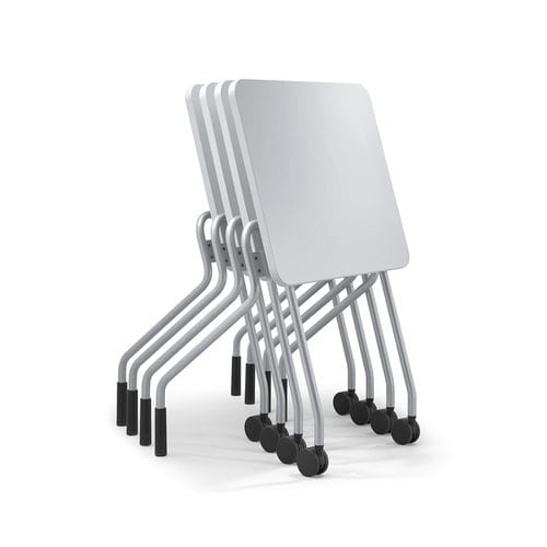 Mesa contemporânea - 91 - Stoll Giroflex - em madeira / retangular / dobrável