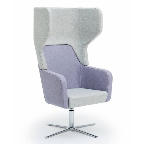 Poltrona para interlocutor contemporânea - HARC TUB - Four Design - em tecido / de orelhas / com encosto para cabeça