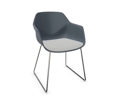 Cadeira para interlocutor contemporânea - FOURME&reg; 88 - Four Design - para ambiente interno / em aço / em biocompósito