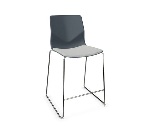 Cadeira alta contemporânea - FOURSURE&reg; 90/105 - Four Design - para ambiente interno / em polipropileno / estofada