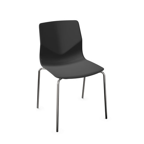 Cadeira para interlocutor contemporânea - FOURSURE&reg; 44 ECO - Four Design - para ambiente interno / em aço / em polipropileno