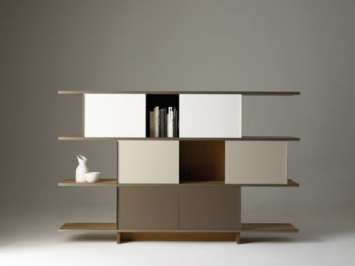 Estante modular - MANGIAROTTI : MULTIUSE - Agapecasa - contemporânea / em madeira / da linha comercial