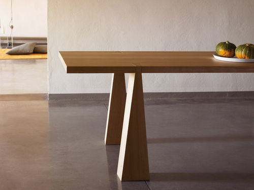 Mesa contemporânea - MANGIAROTTI : INCAS - Agapecasa - em madeira / retangular