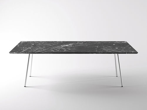 Mesa contemporânea - MANGIAROTTI : MORE - Agapecasa - em pedra / retangular