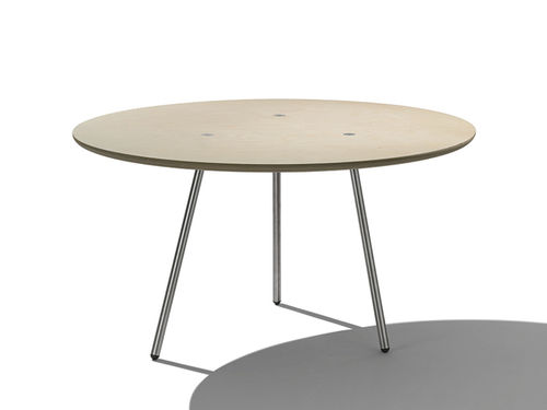 Mesa contemporânea - MANGIAROTTI : MORE - Agapecasa - em bétula / redonda