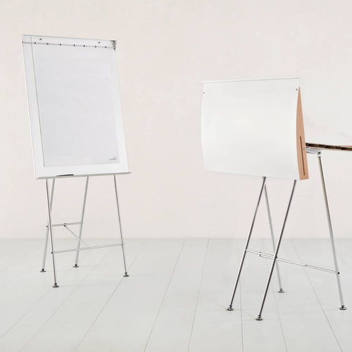 Quadro branco - UNIFLIPCHART - Atelier Alinea - de piso / freestanding / em alumínio anodizado