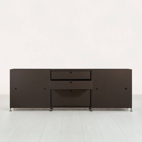 Armário de arquivo baixo - UNISCHRANK  - Atelier Alinea - em MDF / em alumínio anodizado / modular