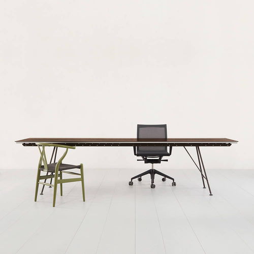 Mesa de trabalho contemporânea - UNISTANDARD - Atelier Alinea - em laminado / em carvalho / em bétula