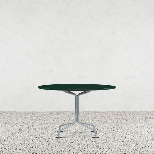 Mesa contemporânea - AGORA - Atelier Alinea - em chapa de aço / com base em aço galvanizado / retangular