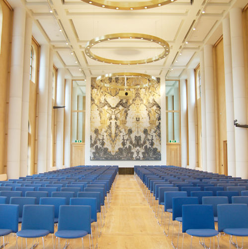 Cadeira de conferência em tecido - BERGEN - OFFECCT - em couro / empilhável / da linha comercial