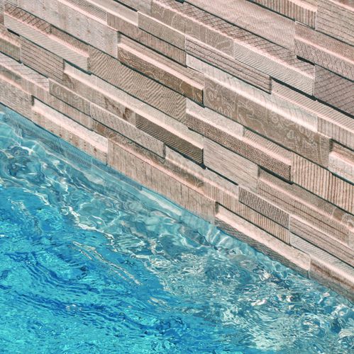 Revestimento para parede externa - WALLDECOR - BIOPIETRA - para ambiente interno / em grés porcelanato / texturizado