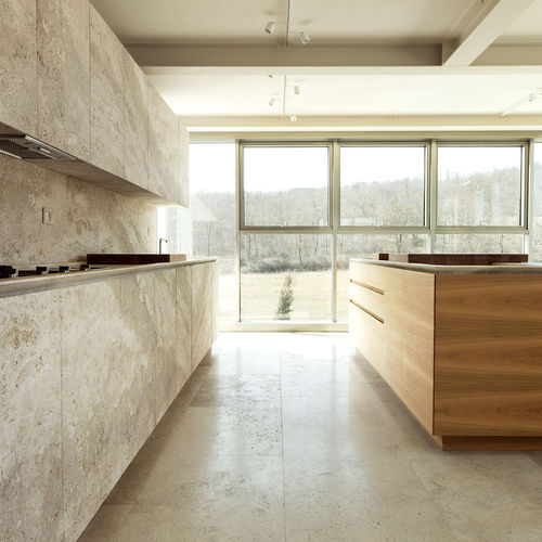 Cozinha contemporânea - OCO KITCHEN - Vaselli Marmi - em pedra natural / metálica / em madeira