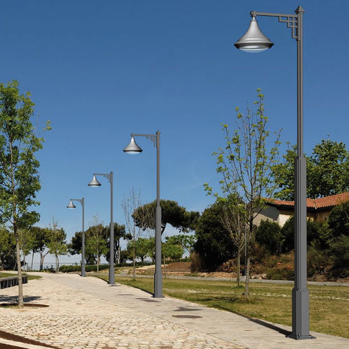 Poste de iluminação pública - ALCOY DRA/LC - ROS Iluminación - clássico / metálico / de LED