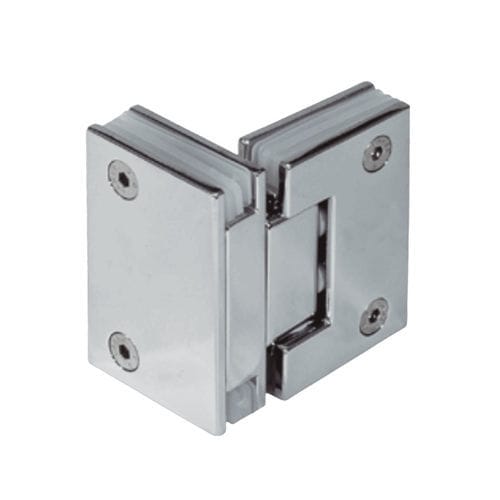 Dobradiça para porta de vidro - 365V12 - Trivel - em aço inoxidável / em latão cromado / em vidro