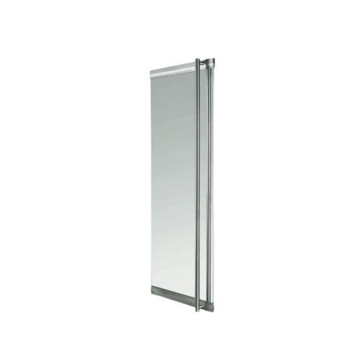 Perfil de porta em vidro - T - Trivel - de segurança