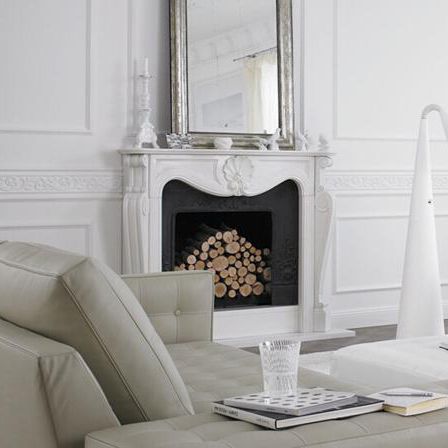 Moldura para lareira clássica - LC-5 - Leonardo Caminetti GmbH - em mármore