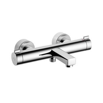 Misturador bicomando para box de banheiro - 26.009.733.000 - KWC AG - de parede / termostático / em metal cromado