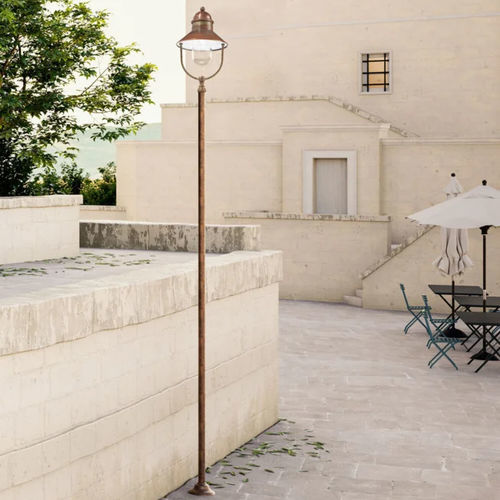 Poste de iluminação pública - BORGO - IL FANALE - para jardim / clássico / em cobre