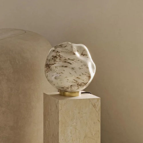 Luminária de mesa - Stone - IL FANALE - em latão / em vidro / contemporânea