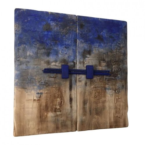 Quadro decorativo contemporâneo - BALKANS  - TERRE ET METAL