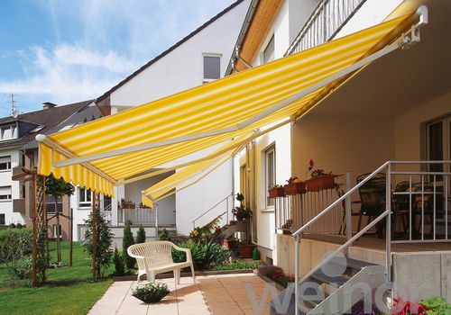 Toldo reto de braço pivotante - TOPAS - Weinor - motorizado