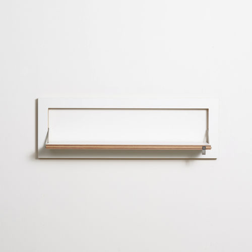 Estante de parede - FL&Auml;PPS 80&times;27-1 - AMBIVALENZ - modular / de design industrial / em bétula