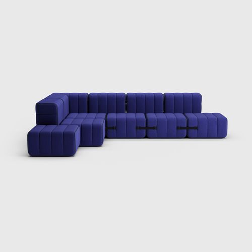 Sofá modular - CURT: SET 12  - AMBIVALENZ - cama / contemporâneo / em tecido