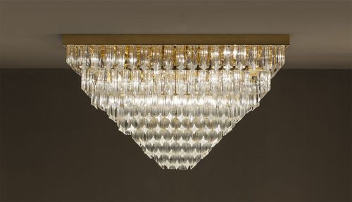 Plafon clássico - STELLATA - ZONCA SPA - em vidro / em bronze / para lâmpada incandescente