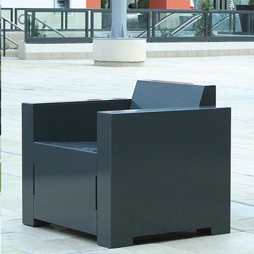 Poltrona urbana contemporâneo - MANOA - univers & cité | mobilier urbain - em aço / em aço / para espaço público