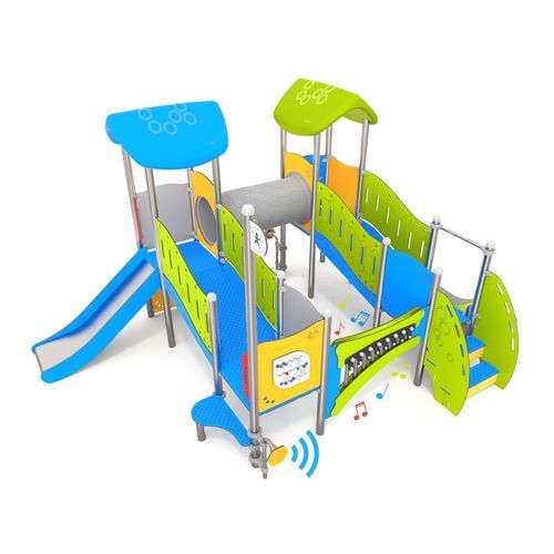 Estrutura lúdica para parque infantil - 7116 - BUGLO Sp.zo.o. - em PEAD / em HPL / modular